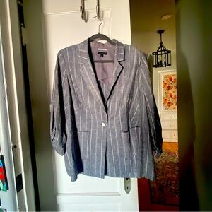 Lane Bryant suit, crop flare matching pants